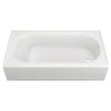 [2393202.020] Princeton® Americast® 60 x 30-Inch Integral Apron Bathtub Above Floor Rough with Right-Hand Outlet - Arctic