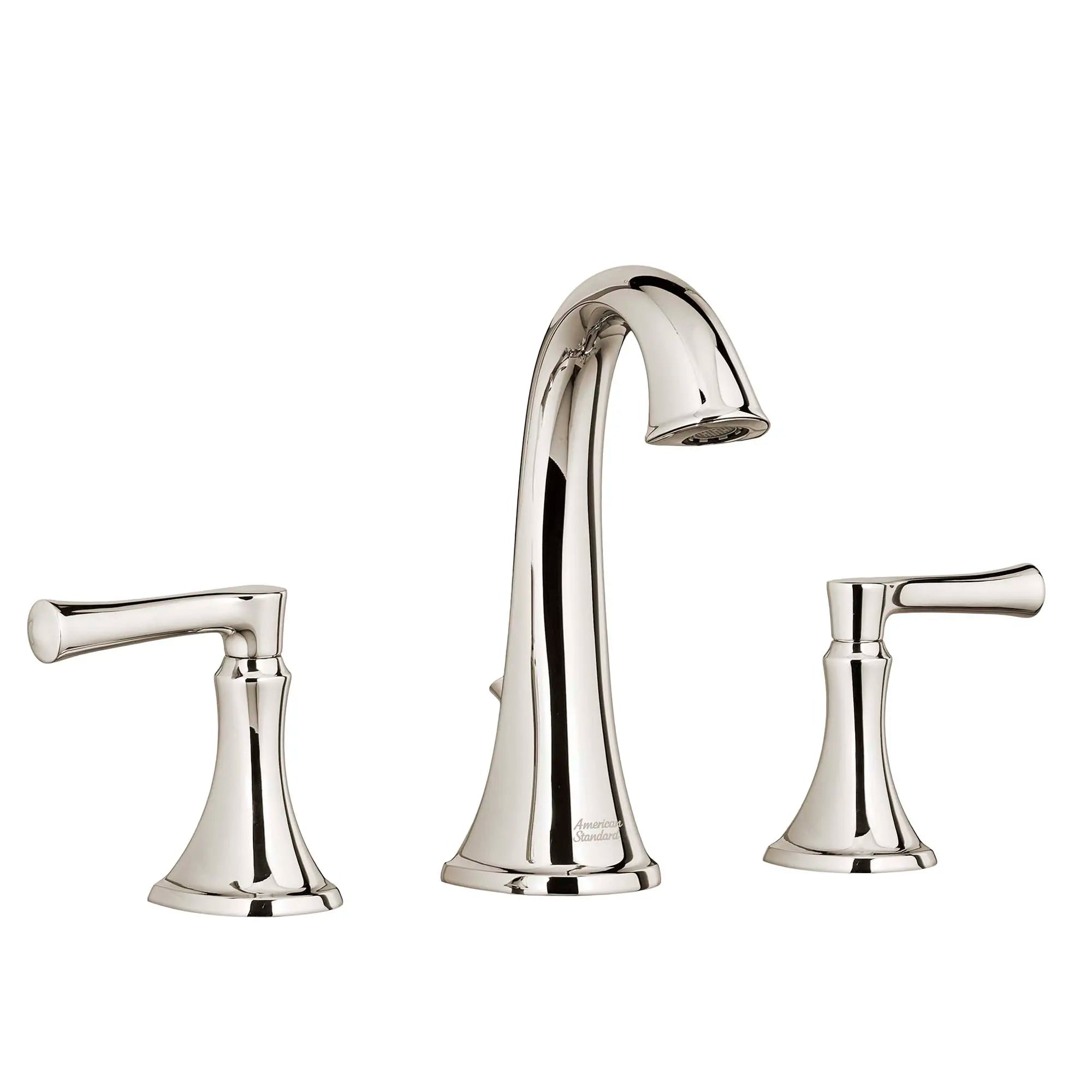 Estate 8-Inch Widespread 2-Handle Bathroom Faucet 1.2 gmp/4.5 L/min With Lever Handles // POLISHED NICKEL // 31962_7722801013_0_CDNwebp.webp