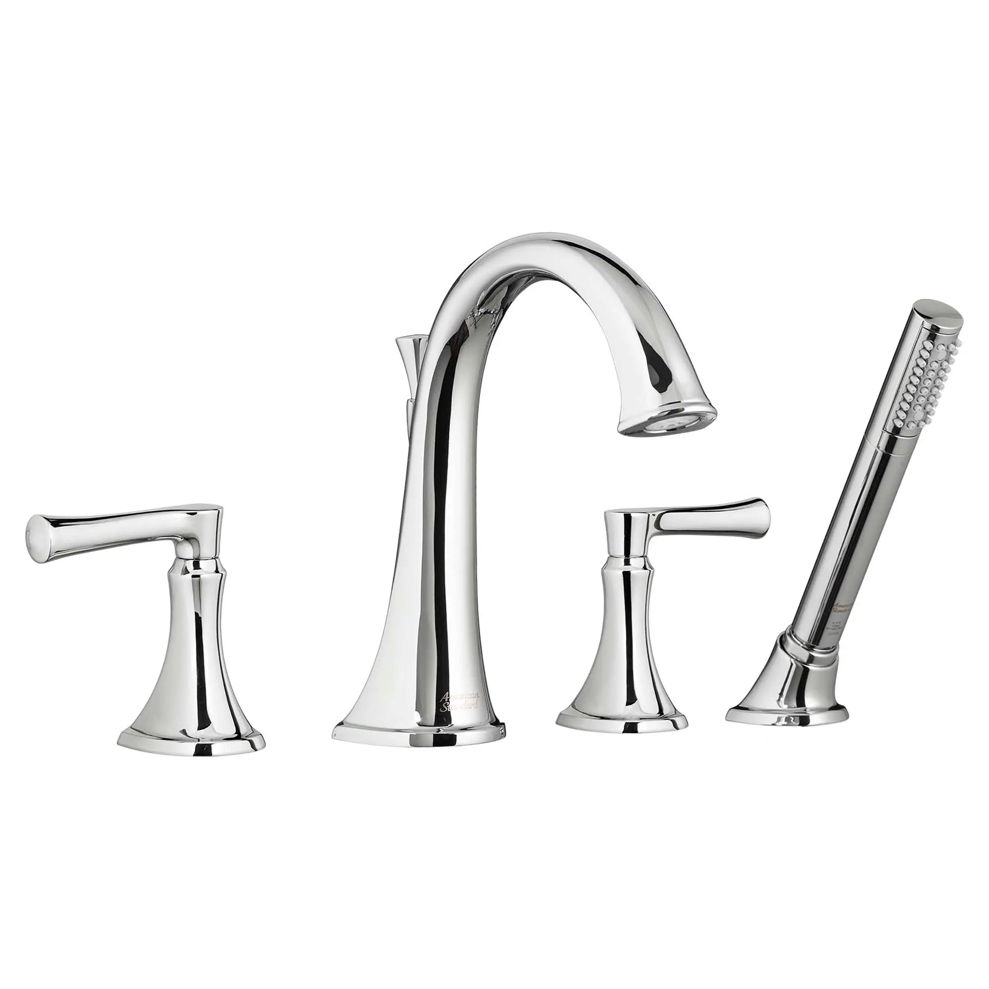 Estate Deck-Mount Bathtub Faucet with Personal Shower for Flash Rough-in Valve with Lever Handle // POLISHED CHROME // 31970_7722901002_0_CDNwebp.webp
