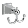 [8338210.002] Traditional Square Double Robe Hook - Polished Chrome