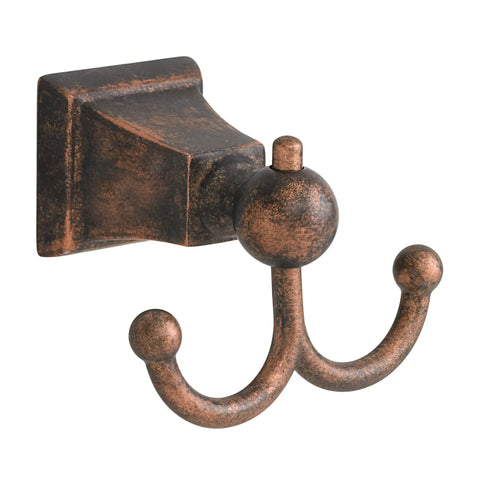 Traditional Square Double Robe Hook