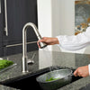 [4332300.075] Pekoe® Single-Handle Pull-Down Dual-Spray Kitchen Faucet 2.2 gpm/8.3 L/min - Polished Chrome