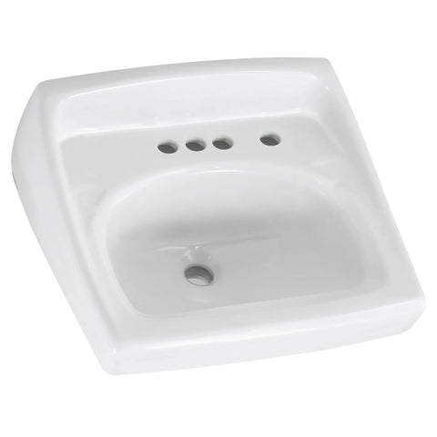 Lucerne® Wall-Hung Sink With 4-Inch Centerset and Extra Right-Hand Hole