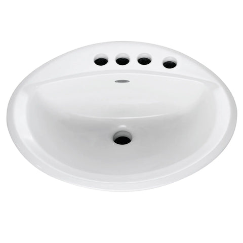 Aqualyn® Drop-In Sink With 4-Inch Centerset and Extra Right-Hand Hole