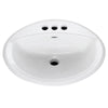 [0476928.020] Aqualyn® Drop-In Sink With 4-Inch Centerset Less Overflow - White