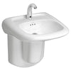 [0955001EC.020] Murro® Wall-Hung EverClean® Sink With Center Hole Only - White