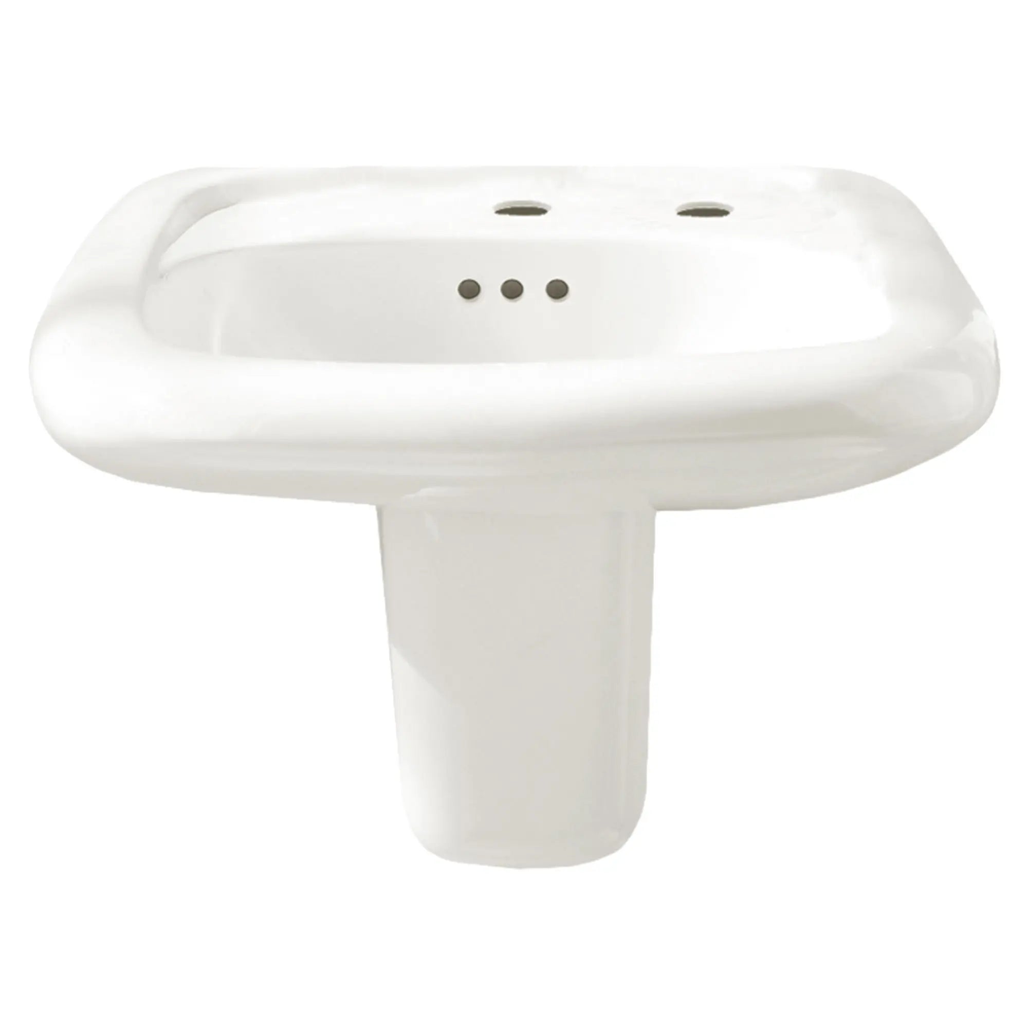 Murro® Wall-Hung EverClean® Sink With Center Hole Only and Extra Right-Hand Hole // WHITE // 34393_P_0955123EC020_0_CDNwebp.webp