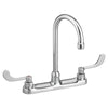 [6405170.002] Monterrey® Top Mount Kitchen Faucet With Gooseneck Spout and Wrist Blade Handles 1.5 gpm/5.7 L/min - Polished Chrome