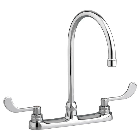 Monterrey® Top Mount Kitchen Faucet With Gooseneck Spout and Wrist Blade Handles 1.5 gpm/5.7 L/min