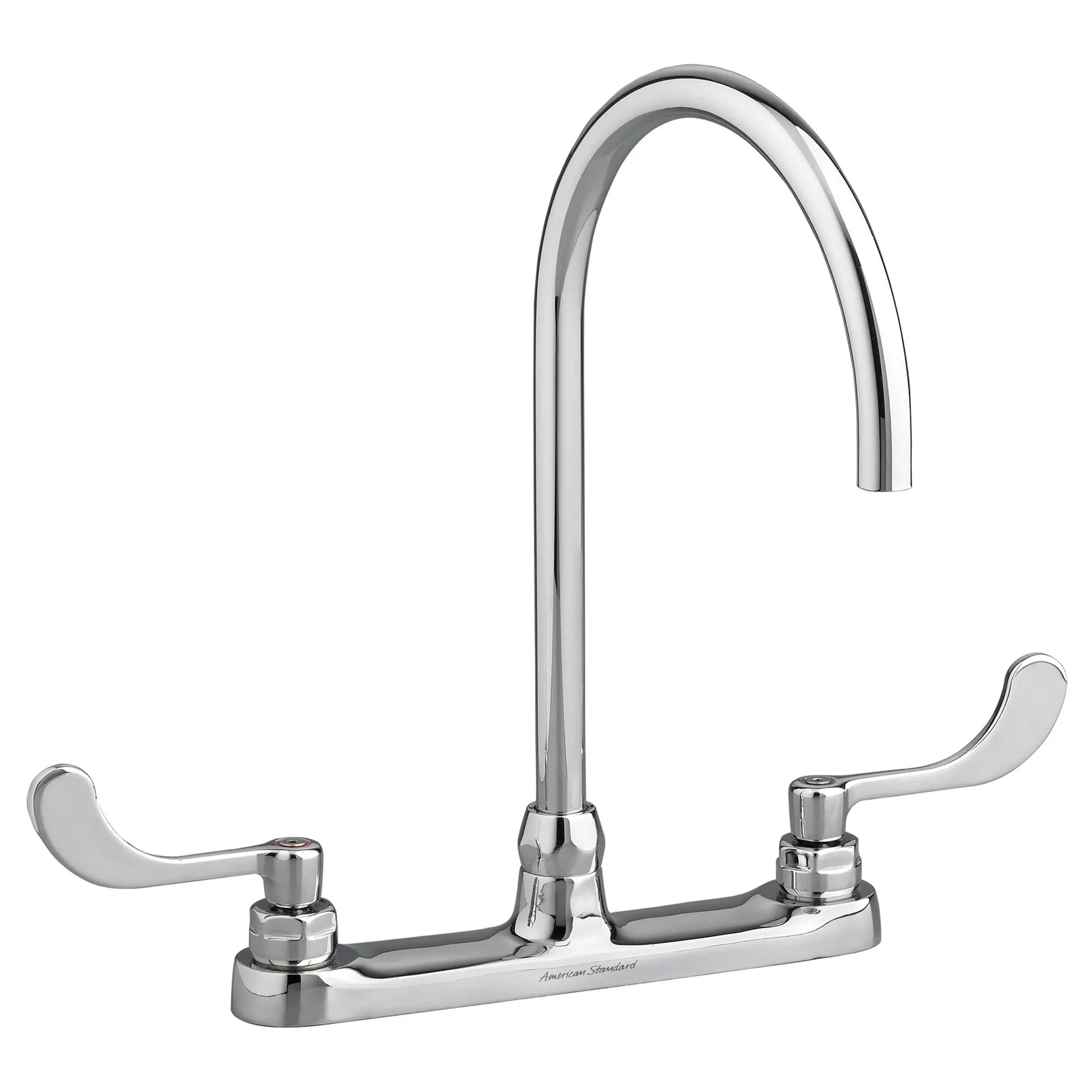 Monterrey® Top Mount Kitchen Faucet With Gooseneck Spout and Wrist Blade Handles 1.5 gpm/5.7 L/min Laminar Flow in Spout Base // POLISHED CHROME // 35181_P_6409180002_0_CDNwebp.webp