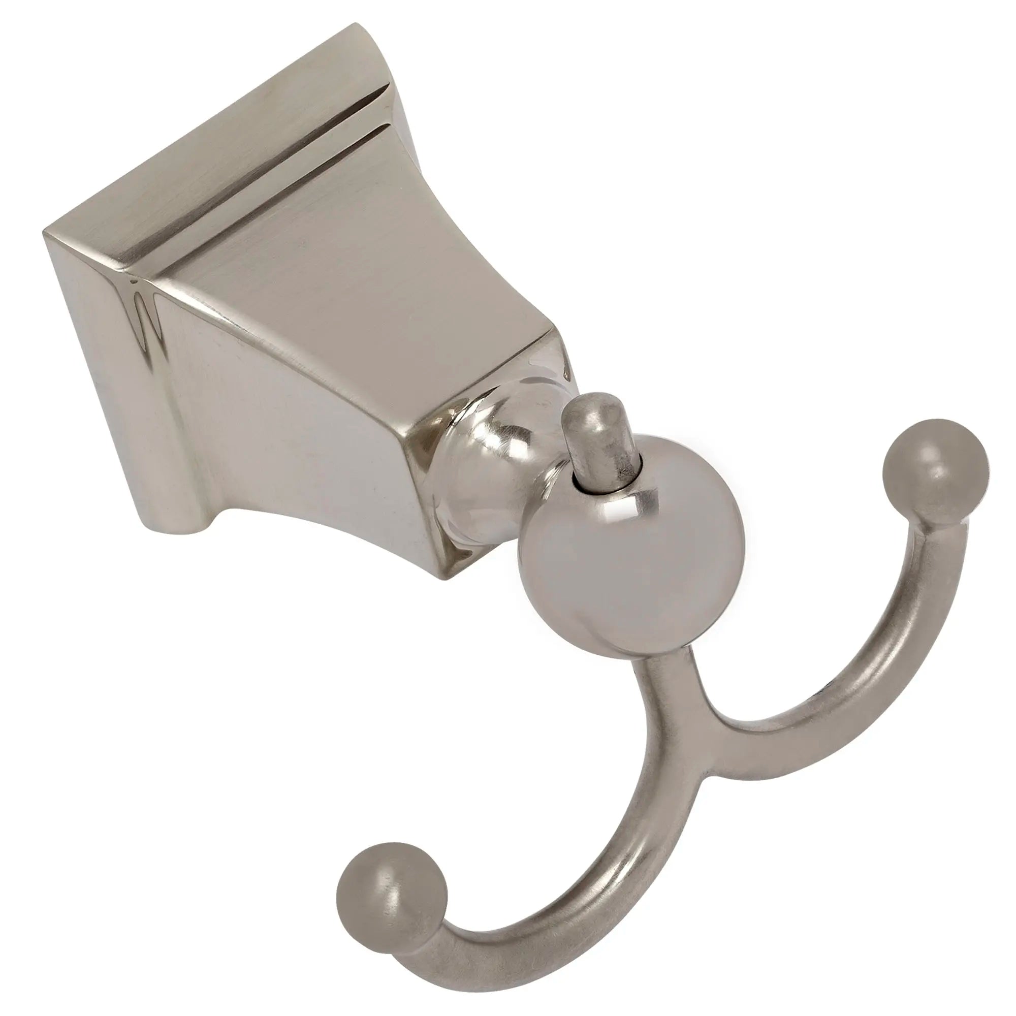 Traditional Square Double Robe Hook // BRUSHED NICKEL // 35938_P_8338210295_2_0_CDNwebp.webp