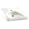 [9141911.020] WheelChair Users Bathroom Sink 4-in. Centers - White