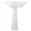 [0282800.020] Retrospect® 8-Inch Widespread Pedestal Sink Top and Leg Combination - White