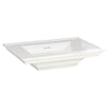 [0297001.020] Town Square® S Center Hole Only Pedestal Sink Top - White