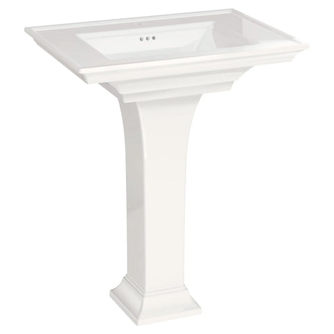 Town Square® S Center Hole Only Pedestal Sink Top and Leg Combination