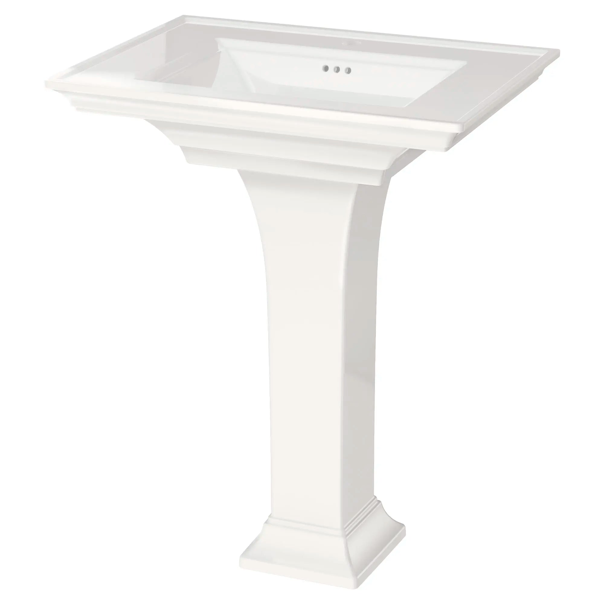 Town Square® S Center Hole Only Pedestal Sink Top and Leg Combination // WHITE // 45072_0297100020_2_0_CDNwebp.webp