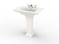 [0297800.020] Town Square® S 8-Inch Widespread Pedestal Sink Top and Leg Combination - White