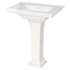 [0297800.020] Town Square® S 8-Inch Widespread Pedestal Sink Top and Leg Combination - White