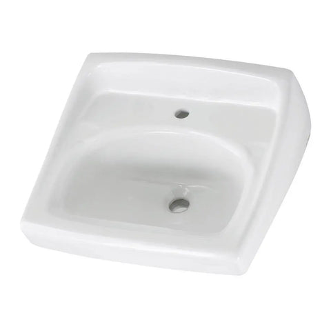 Lucerne® Wall-Hung Sink Less Overflow With Center Hole Only
