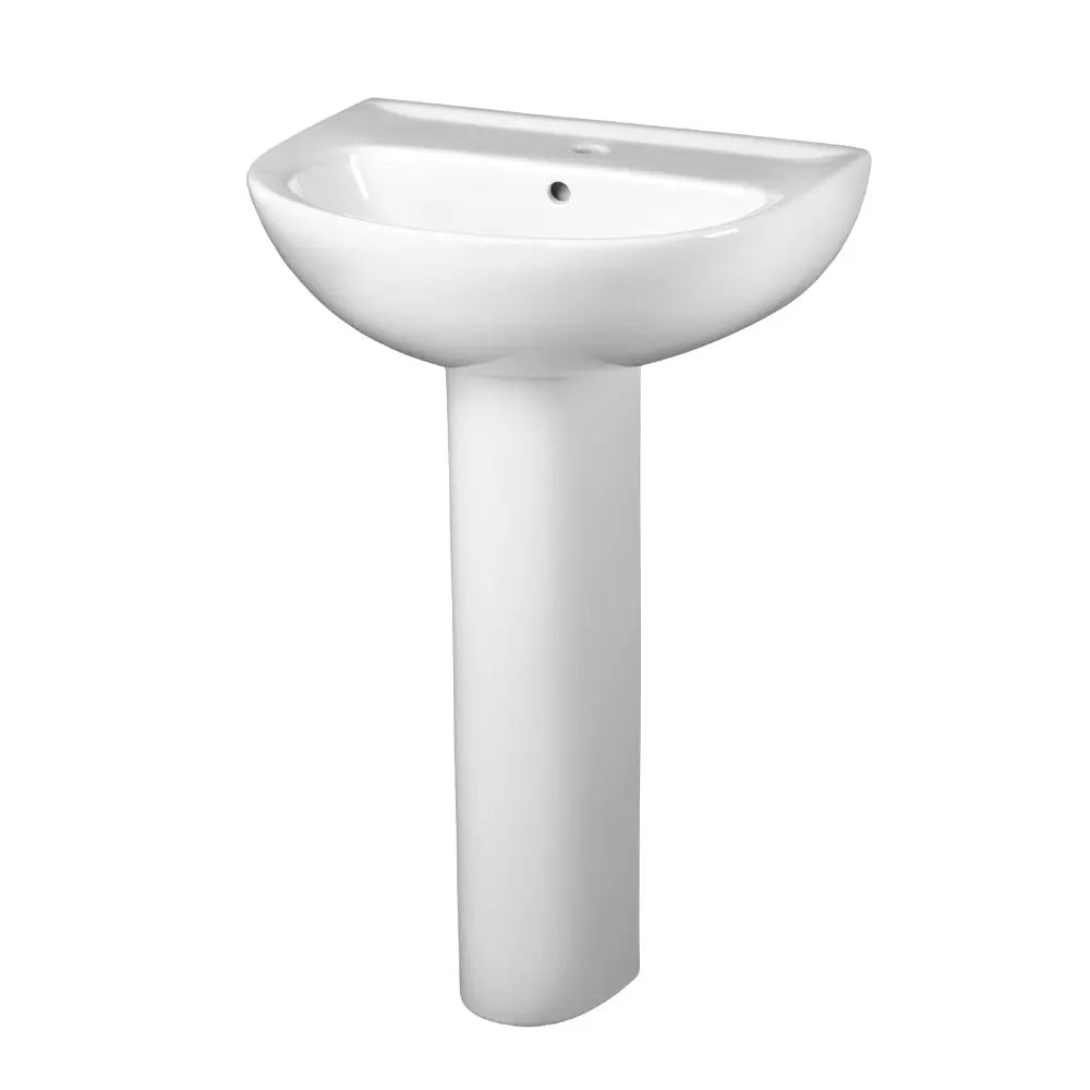 24-Inch Evolution® Center Hole Only Pedestal Sink Top and Leg Combination // WHITE // 45676_0468100020__1__0_CDNwebp_c8a713fa-a59b-4ae9-8063-7a4f3a3cf2fd.webp