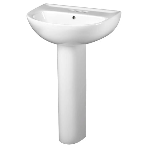 Evolution 4-Inch Centerset Pedestal Sink Top and Leg Combination