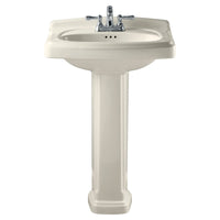 [0555401.222] Portsmouth® 4-Inch Centerset Pedestal Sink Top and Leg Combination - Linen