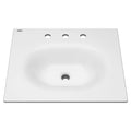 [1297008.020] Studio® S 24-Inch Vitreous China Vanity Sink Top 8-Inch Centers - White