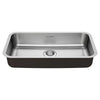 [18SB6301800S.075] Portsmouth® 30 x 18-Inch Stainless Steel Undermount Single-Bowl ADA Kitchen Sink - Stainless Steel