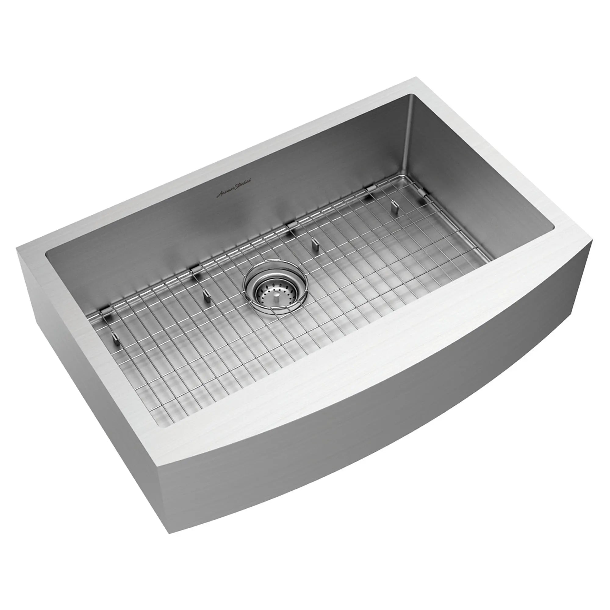 Pekoe® 33 x 22-Inch Stainless Steel Single-Bowl Farmhouse Apron Front Kitchen Sink // STAINLESS STEEL // 48105_18SB9332200A075_2_0_CDNwebp.webp