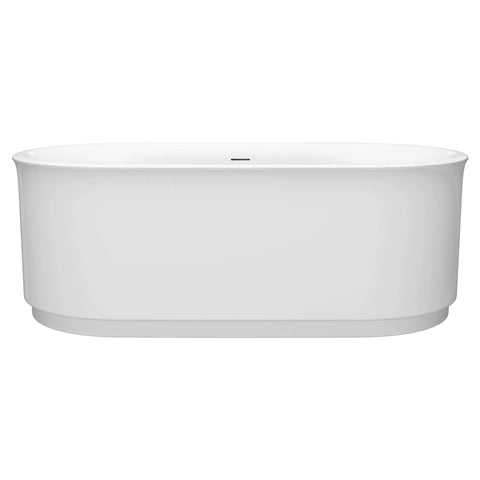 Studio® S 68 x 34-Inch Freestanding Bathtub Center Drain With Integrated Overflow