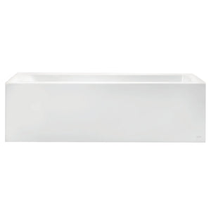 [2573102.020] Studio® 60 x 30-Inch Integral Apron Bathtub Above Floor Rough with Right-Hand Outlet - White