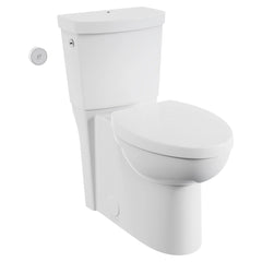 [2794769.020] Studio Touchless Skirted Two-Piece 1.28 gpf/4.8 Lpf Chair Height Elongated Toilet with Seat and Locking Tank Lid - White