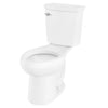[2886204.020] H2Option® ADA Two-Piece Dual Flush 1.28 gpf/4.8 Lpf and 0.92 gpf/3.5 Lpf Chair Height Elongated Toilet Less Seat - White