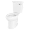 [2886205.020] H2Option® ADA Two-Piece Dual Flush 1.28 gpf/4.8 Lpf and 0.92 gpf/3.5 Lpf Chair Height Right-Hand Trip Lever Elongated Toilet Less Seat - White