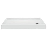 [2946STR.011] Studio 60x32 inch Single Threshold Shower base with Right-hand Outlet - Arctic