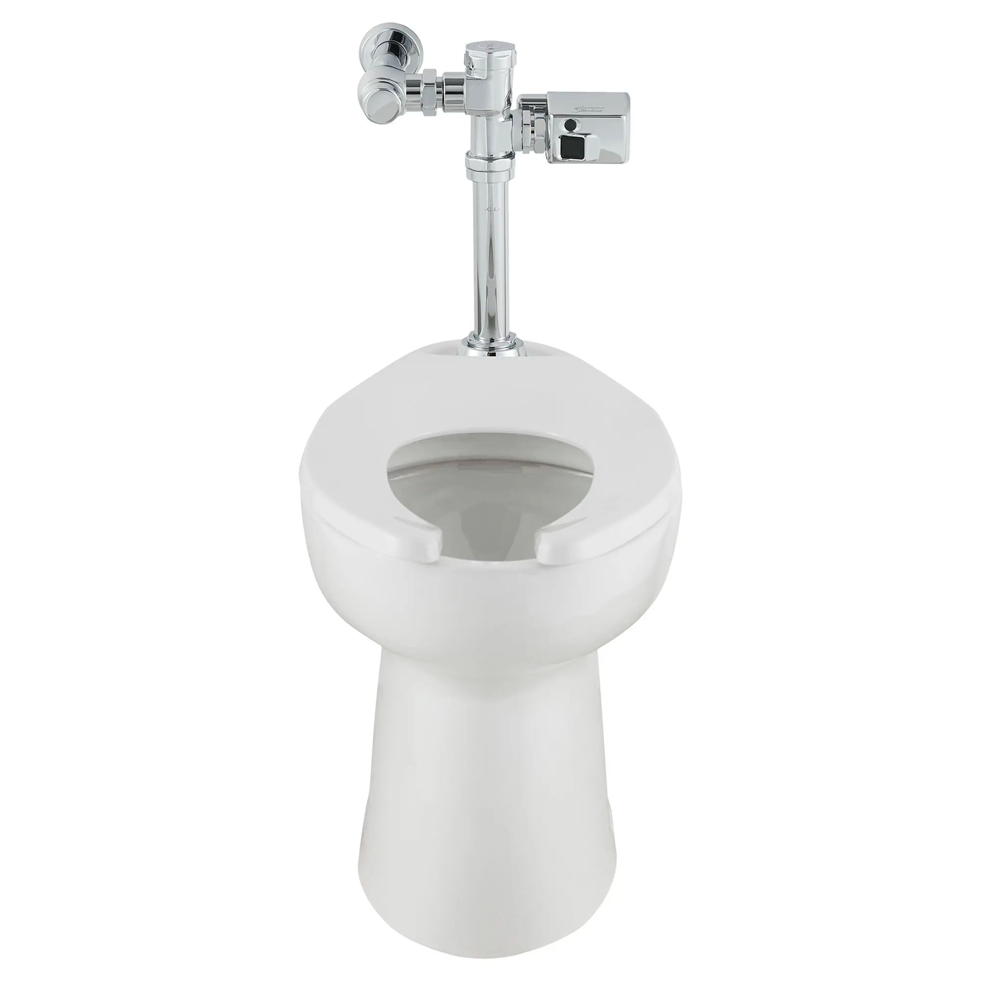 Ultima Touchless Sensor Toilet Flush Valve, Piston-Type, 1.28 gpf/4.8 Lpf // POLISHED CHROME // 54183_3461.001_6047SM121.002_Head_On_0_CDNwebp.webp