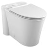 [3712A100.020] Studio® S Concealed Trapway Chair Height Elongated Toilet Bowl With Seat - White