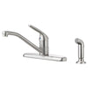 [4175701.075] Colony® Choice Single-Handle Kitchen Faucet 2.2 gmp/8.3 L/min With Side Spray - Polished Chrome