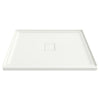 [4836SM-COL.218] Townsend 48 x 36-Inch Single Threshold Shower Bases With Center Drain - Soft White
