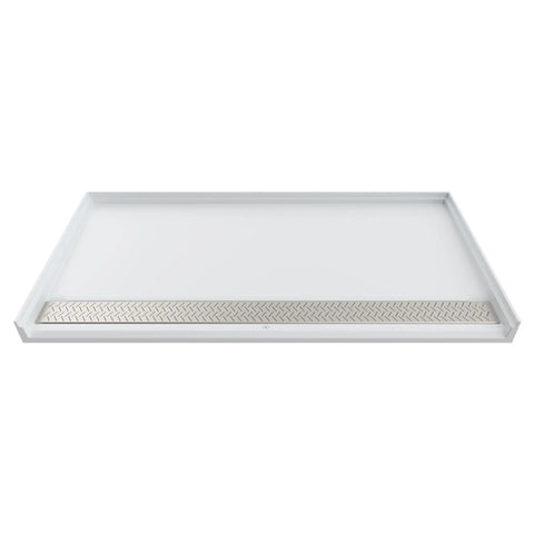 Townsend® 64 x 38-Inch Single Threshold ADA Shower Base With Linear Drain