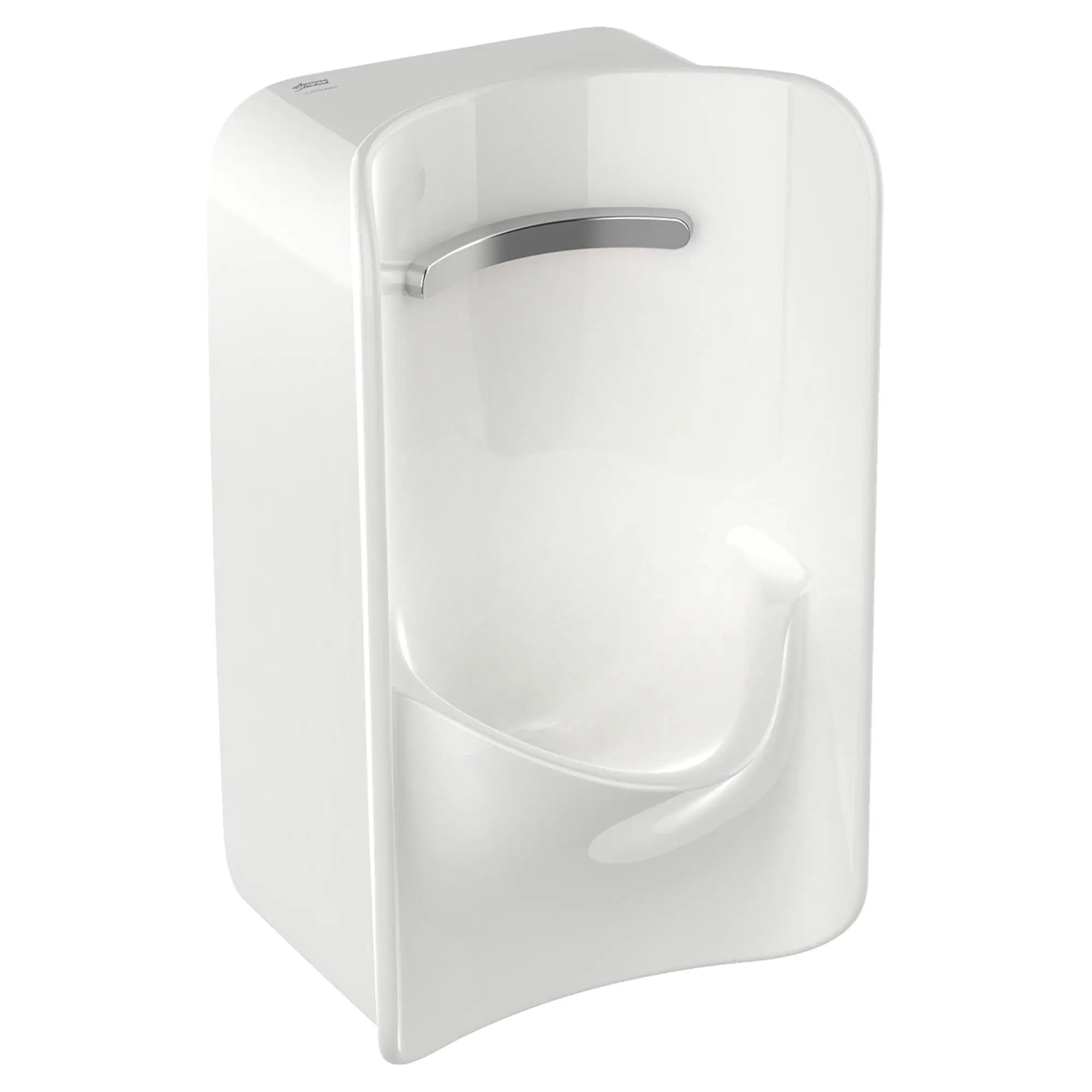 Greenbrook® 0.125 – 0.5 gpf (0.47 – 1.9 Lpf) Back Spud Urinal with EverClean // WHITE // 57677_6517001EC.020_less_Flush_Valve_Iso_0_CDNwebp.webp