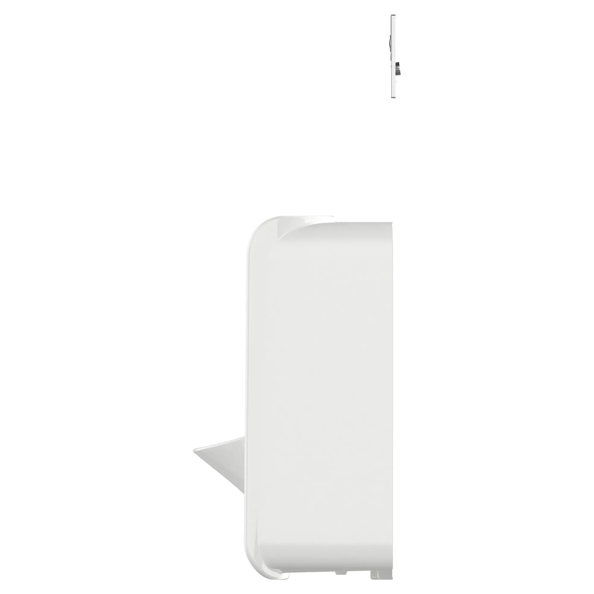 Greenbrook® 0.125 – 0.5 gpf (0.47 – 1.9 Lpf) Back Spud Urinal with EverClean // WHITE // 57686_6517001EC.020_with_Flush_Valve_Right_0_CDNwebp.webp