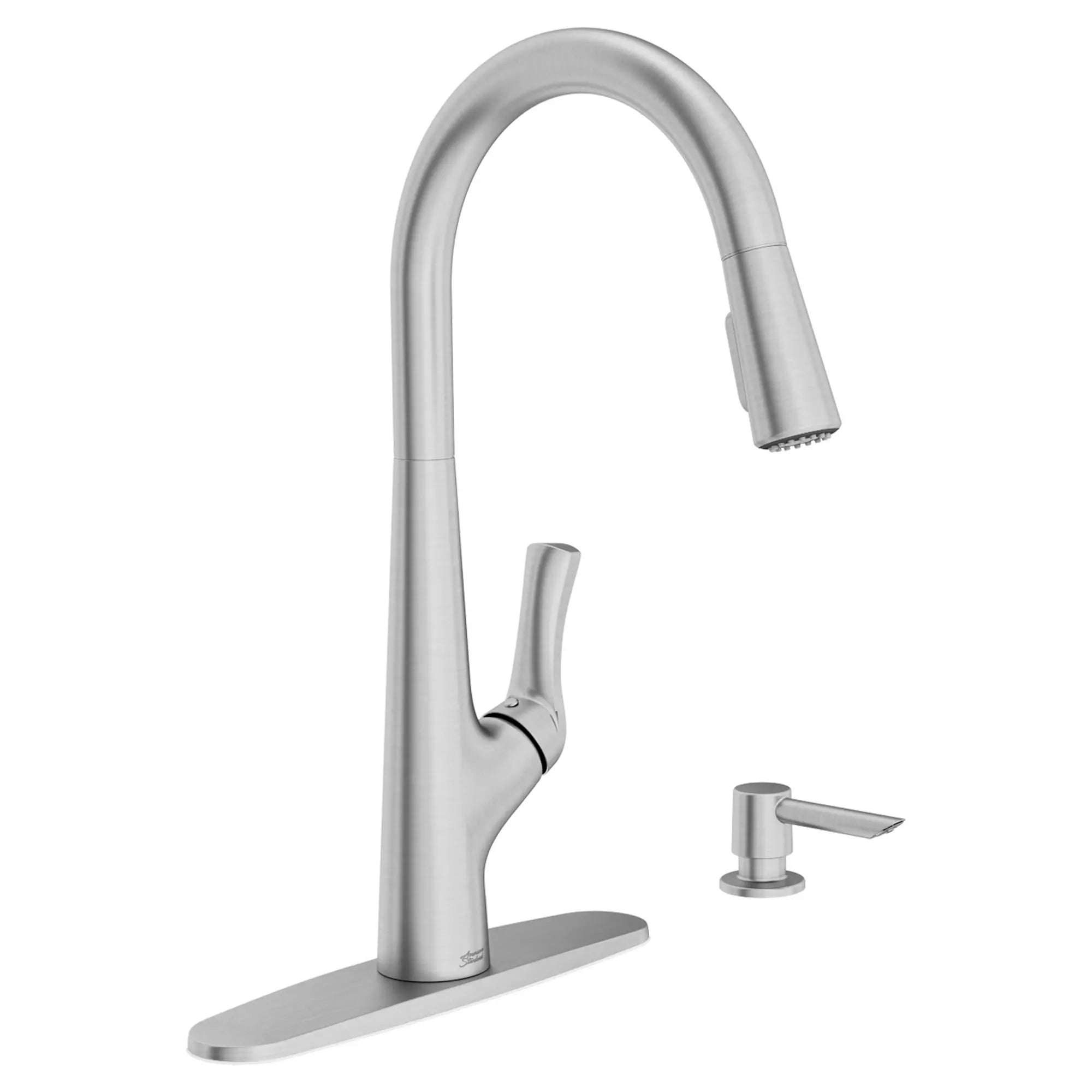 Copley Pull-Down Kitchen Faucet with Soap Dispenser // STAINLESS STEEL // 58438_7032300075_2_0_CDNwebp.webp