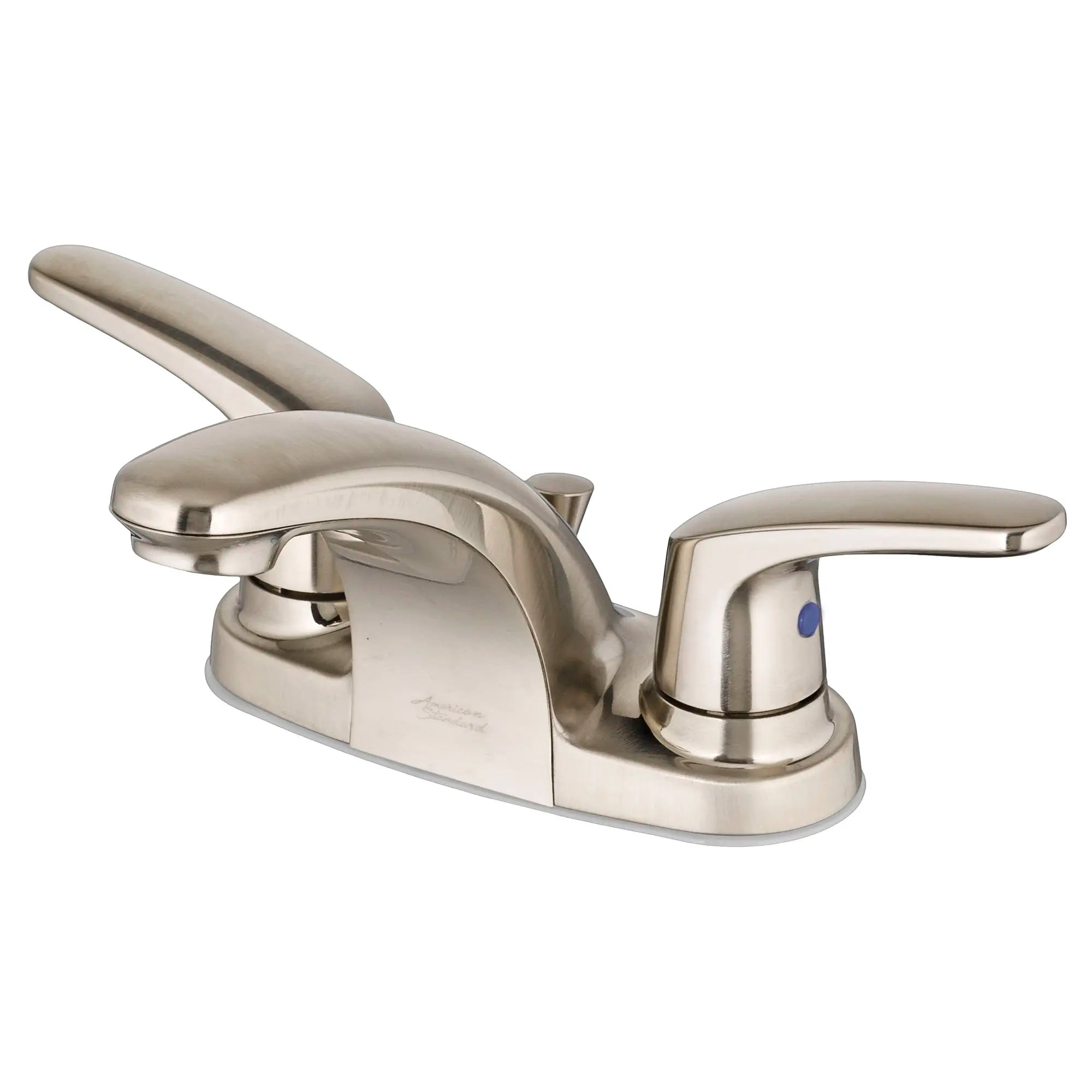 Colony® PRO 4-Inch Centerset 2-Handle Bathroom Faucet 1.2 gpm/4.5 Lpm With Lever Handles // BRUSHED NICKEL // 58819_7075200295_7075202295_7075205295_1_0_CDNwebp.webp