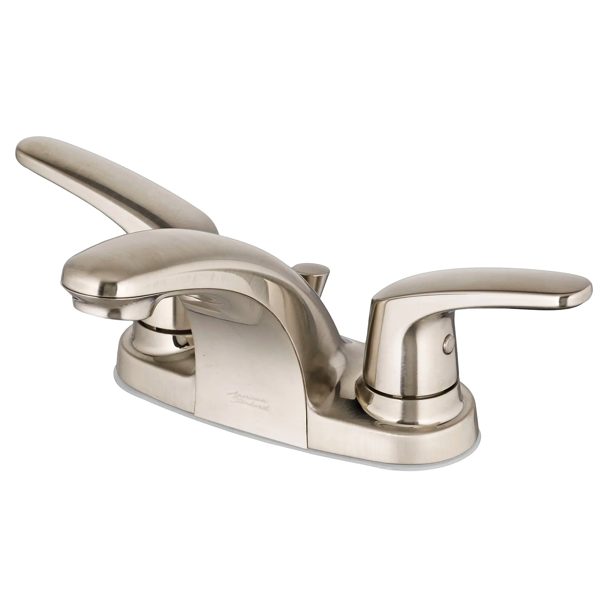 Colony® PRO 4-Inch Centerset 2-Handle Bathroom Faucet 1.2 gpm/4.5 Lpm With Lever Handles // BRUSHED NICKEL // 58821_7075200295_7075202295_7075205295_3_0_CDNwebp.webp