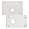 [7302298-401.0750A] Pekoe® 35-Inch Combination Bowl Kitchen Sink Grid - No Finish