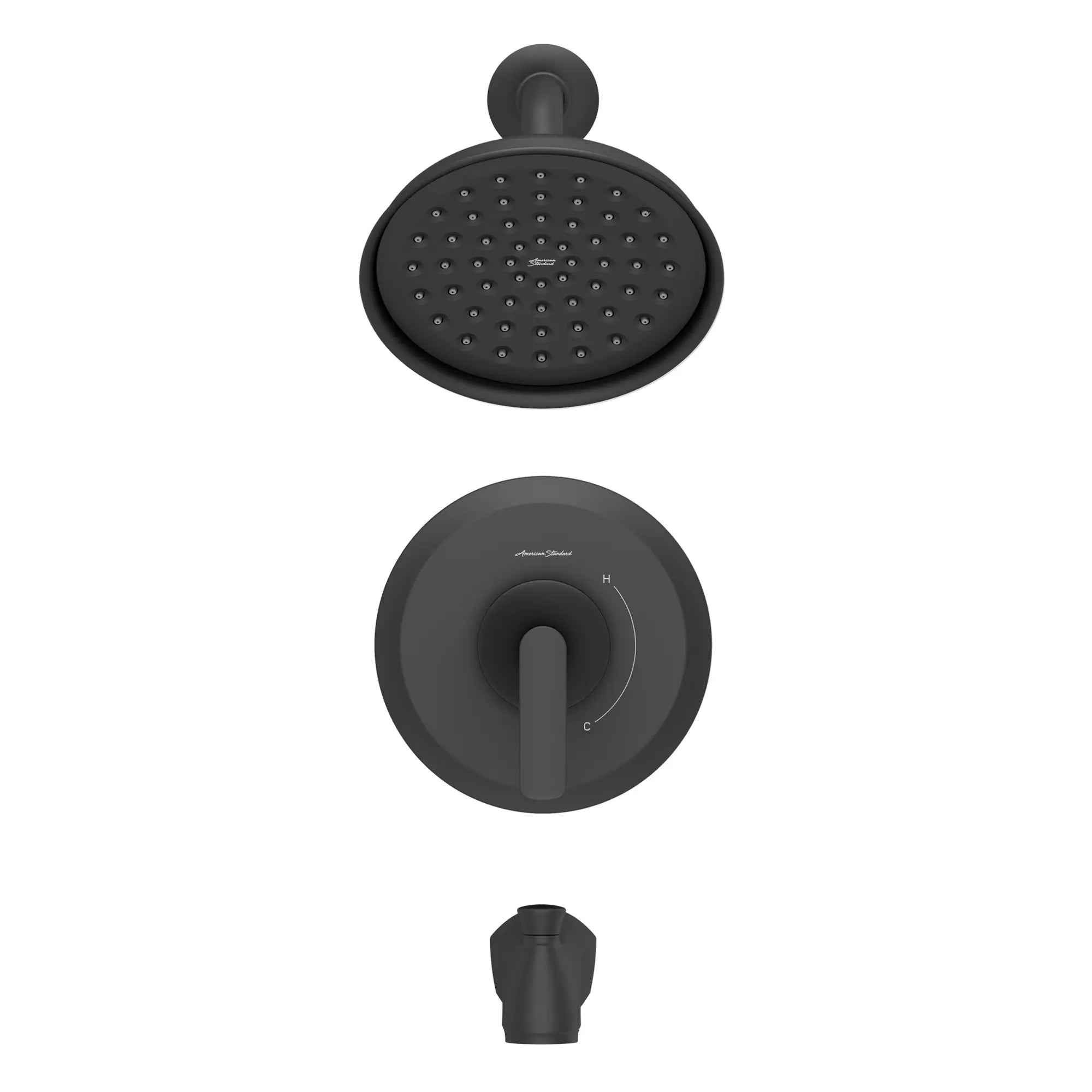 Corsham 1.8 gpm/6.8 L/min Tub and Shower Trim Kit With Water-Saving Showerhead, Double Ceramic Pressure Balance Cartridge With Lever Handle // MATTE BLACK // 61193_7428508.243_1_0_CDNwebp.webp