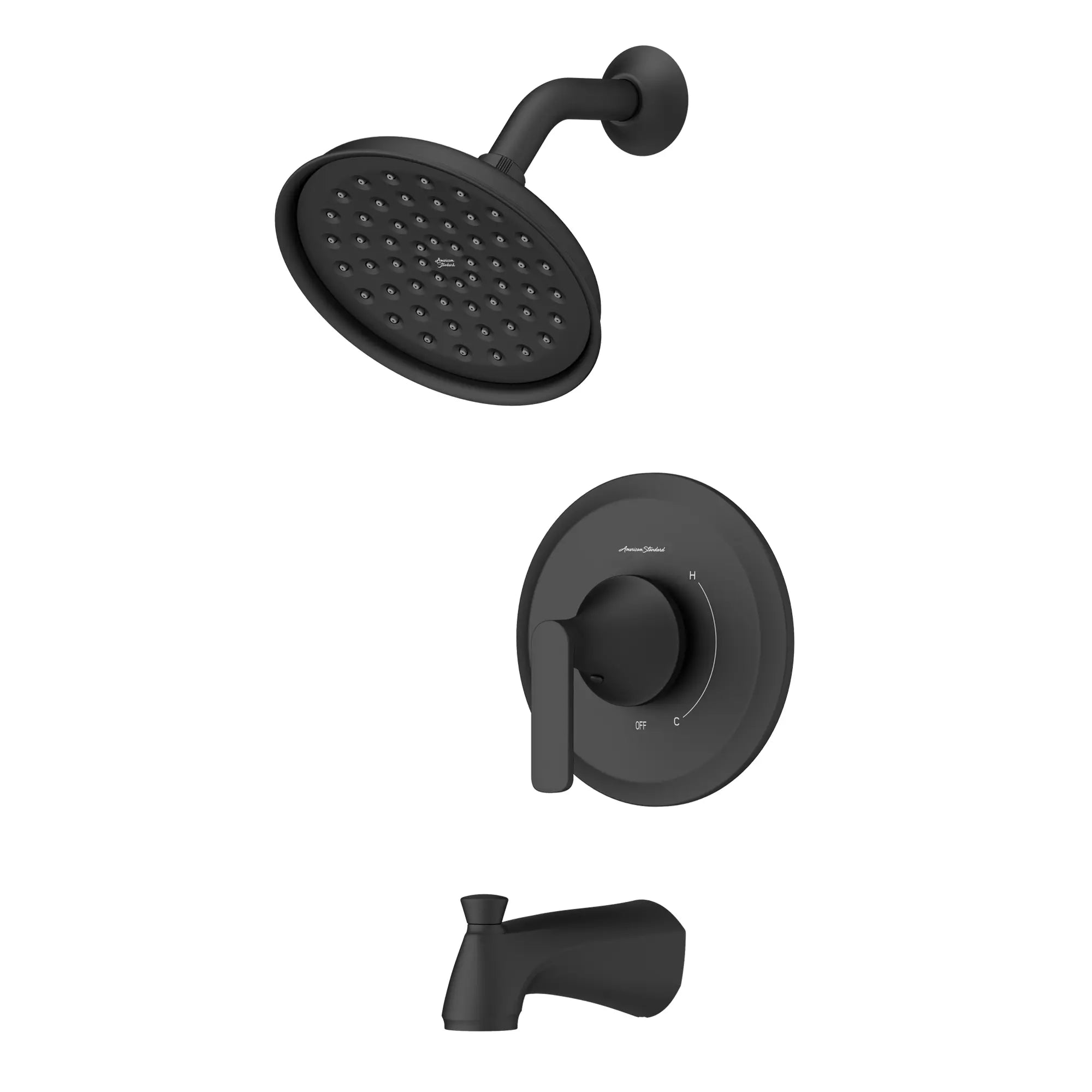 Corsham 1.8 gpm/6.8 L/min Tub and Shower Trim Kit With Water-Saving Showerhead, Double Ceramic Pressure Balance Cartridge With Lever Handle // MATTE BLACK // 61194_7428508.243_2_0_CDNwebp.webp