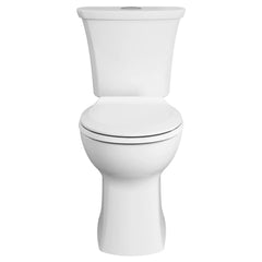 [765AA206.020] Edgemere® Two-Piece Dual Flush 1.28 gpf/4.8 Lpf and 1.0 gpf/3.8 Lpf 12-Inch Rough-In Chair Height Elongated-Front Toilet with Seat - White