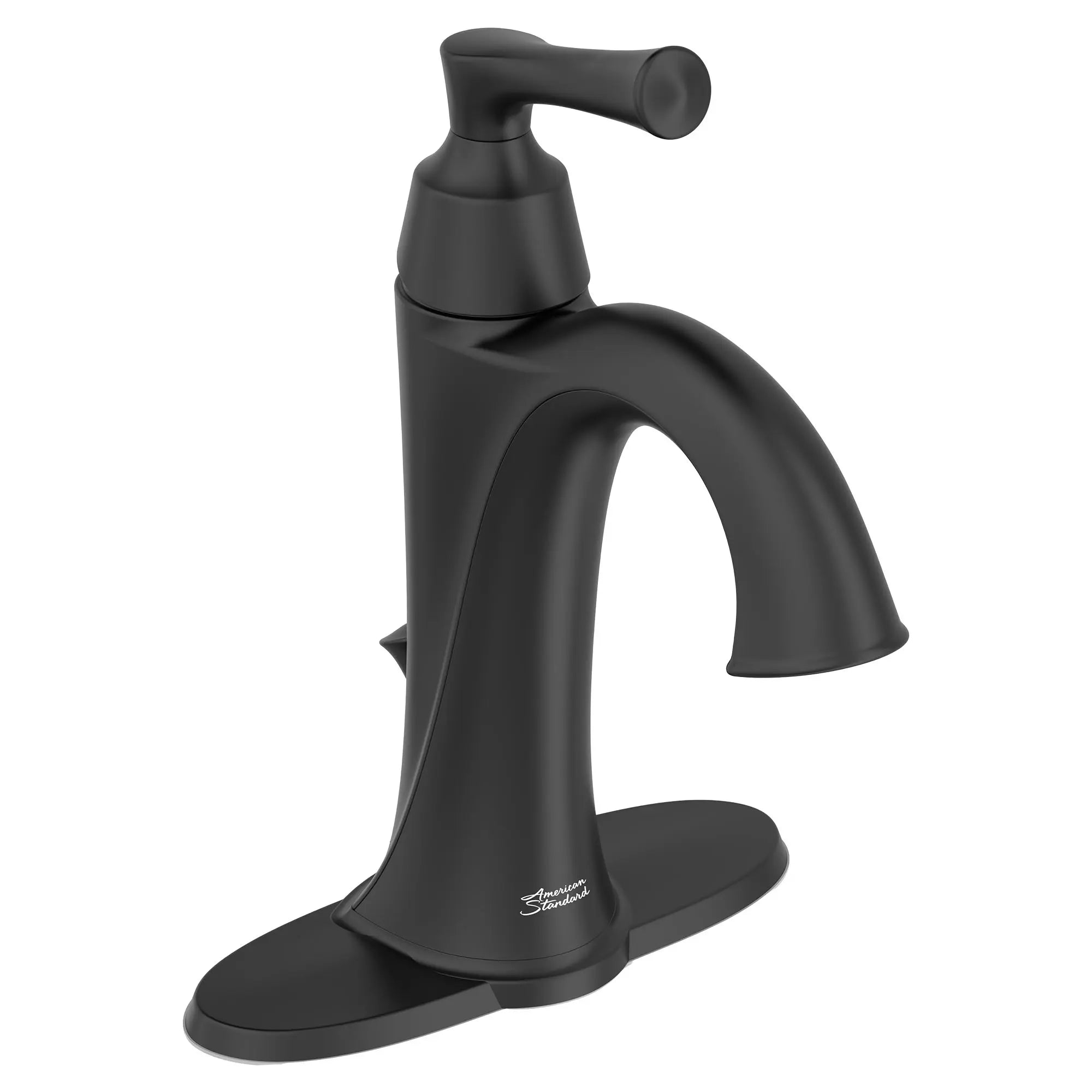 Estate Single Hole Single-Handle Bathroom Faucet 1.2 gpm/4.5 L/min With Lever Handle // MATTE BLACK // 62386_7722101.243_0_CDNwebp.webp